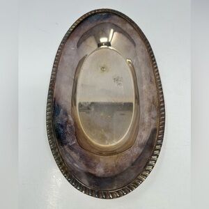 Vintage FB Rogers Silverplate 13”X 7” Bread Plate #1413 Tray Z6
